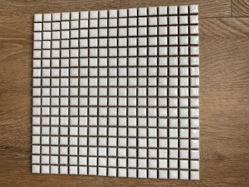 (koopjes) Keramiek Vierkantjes 15mm 289 stuks Wit