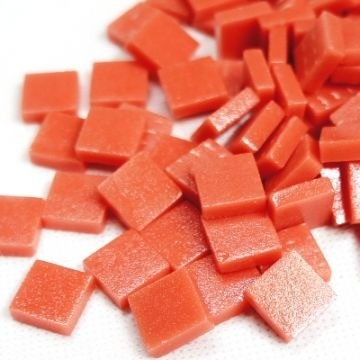 (koopjes) Glas Vierkantjes 12mm 100 gram mat Fel Watermeloen 106