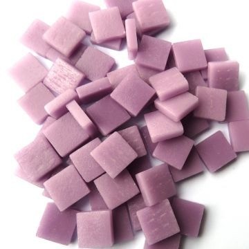 (koopjes) Glas Vierkantjes 12mm 100 gram mat Lila 053