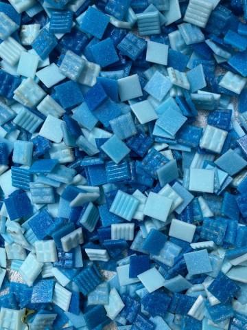 Midden blauw mix