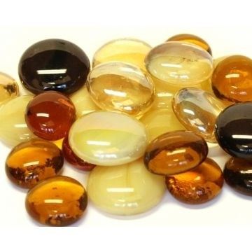 Glas Nuggets Medium Mix 50 gram Bruin