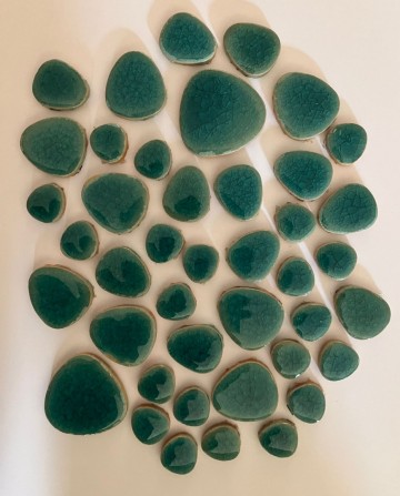 Pebbles set turquoise