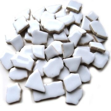 Keramiek Puzzelsteentjes 100 gram IJsblauw H312