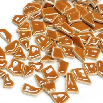 Keramiek Puzzelsteentjes 100 gram Lichtbruin H9