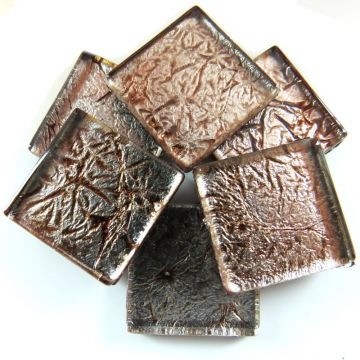 Glas Vierkantjes 20mm Folie 49 stuks Tin 1011