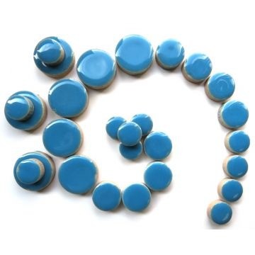 Keramiek Rondjes 50 gram Fel Blauw H171