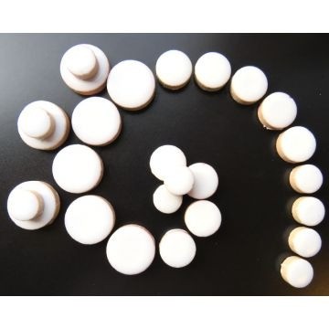 Keramiek Rondjes 50 gram Wit H3