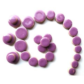 Keramiek Rondjes 50 gram Paars H43