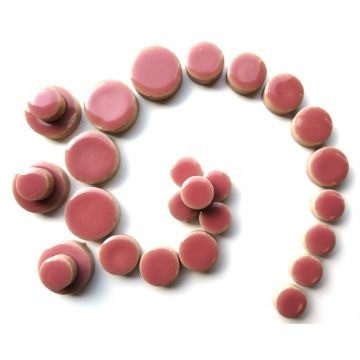 Keramiek Rondjes 50 gram Roze H49