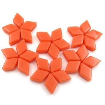 Glas Ruitjes Mini 50 gram Fel Oranje 105