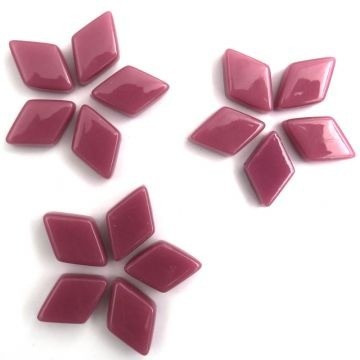 Glas Ruitjes Mini 50 gram Licht Framboos Bis57