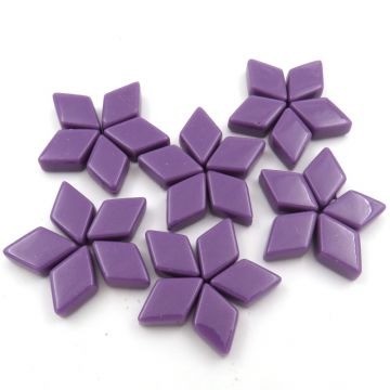 Glas Ruitjes Mini 50 gram Nieuw Paars Bis60