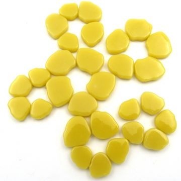 Glas Blaadjes Sakura 50 gram Geel 030