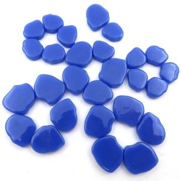 Glas Blaadjes Sakura 50 gram Zacht Kobalt Blauw 067