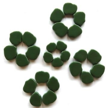 Glas Blaadjes Sakura 50 gram Donker Mosgroen Bis 118