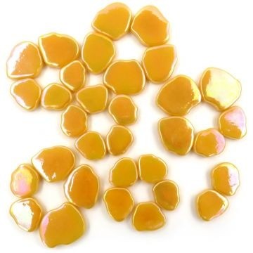 Glas Blaadjes Sakura 50 gram Parelmoer Goud Geel Bis 44p