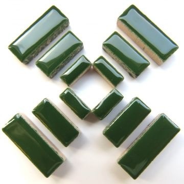 Keramiek Staafjes 50 gram Donkergroen H14