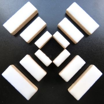 Keramiek Staafjes 50 gram Wit H3