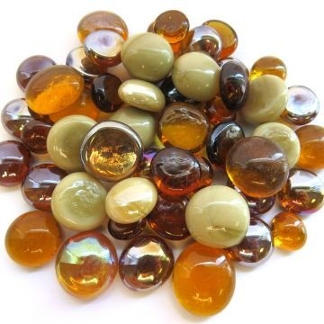 Glas Nuggets Mini Mix 50 gram Bruin