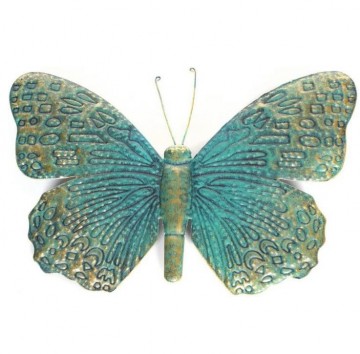 Ondergrond metalen Vlinder relïef 30 x 23 cm