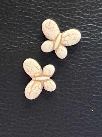 Vlindertjes groot gebroken wit