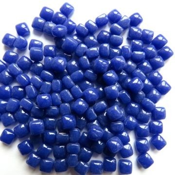 Glas Vierkantjes 5mm (micro) 20 gram Basis Donkerblauw W75