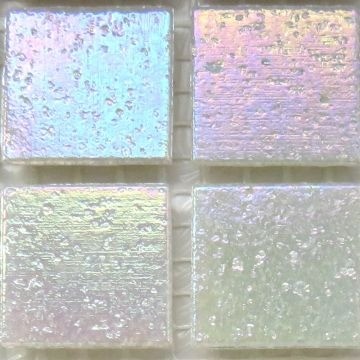 Glas Vierkantjes 20mm Parelmoer 45 stuks Schelp WN105