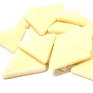 Glas Driehoekjes 29 mm 18 stuks Beige 092